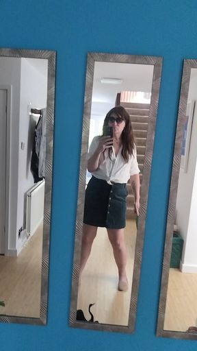 Me going out to walk my dog ... Just wanted to show my cute outfit