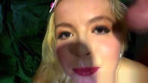 German whore gets bukkake