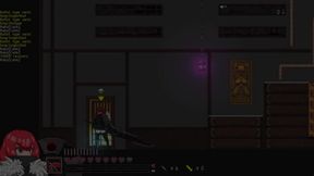 Futa side scroller destroys her tight hole with monster cock game play
