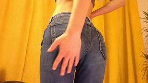 She's trying to shake her ass