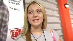 Well-Endowed Blonde Bitch Alison Angel Shows Off Her Assets Solo