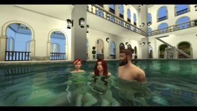 The Blissful Simmers_sims Fuck Fest at the Spa