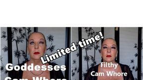 For a LIMITED time! Audition to be Goddesses Cam Whore and Cam Whore Training by Goddess Natasha (WMV)