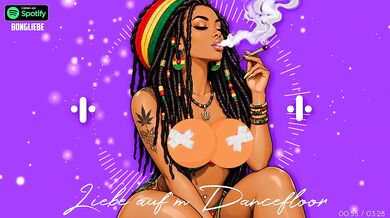 German Cartoon HD Cock Gushing Choked Reggae Dancefloor Romance