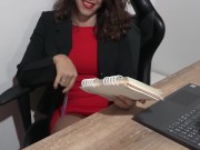 JOI Tu jefa te da instrucciones para masturbarte