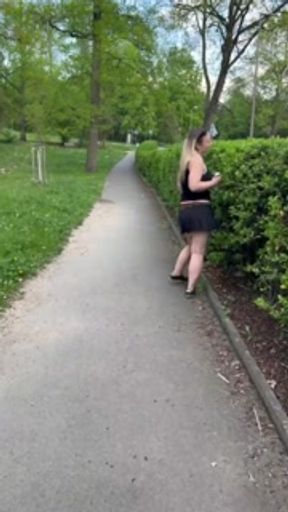 Pissing in the public path