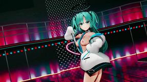 hayase yuuka hentai blue archive no bra dance queencard mmd 3d clear blue hair