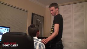 BadBoysBootCamp Jimmy Bone Teaches Curious Gay Kan Deep Cock Sucking And More