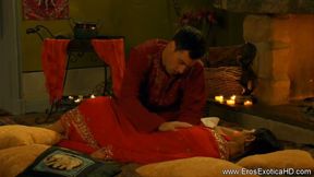 Acrobatic Indian sex in the sensual sauna