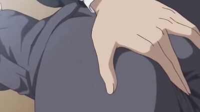 Neighbor pounds full-figured babe from behind in anime porn