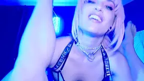 Pink Haired Goth Princess Pegging Pov