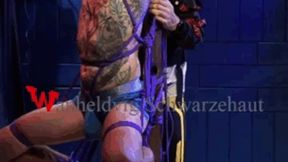 NICKY HORNY on the POLE predicament bondage FHD 1080p