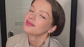 The incompetent delivery girl compensates by being a good slut