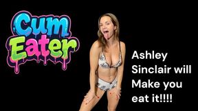 Cum Eating Process with Ashley Sinclair 4K mp4