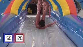 Amateur GF sucks cock and shows big tits