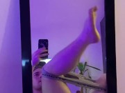 Pulling Anal Beads Out Of My Tight Ass and Cum
