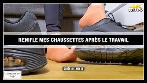 Renifle mes chaussettes après le taff