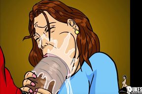 Milf trained to take black cock up her ass