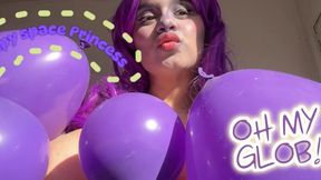 Ballon fetish and striptease by Lumpy space Princess