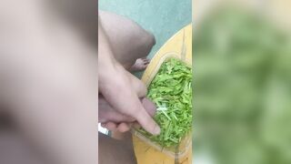 Jism on vegtable