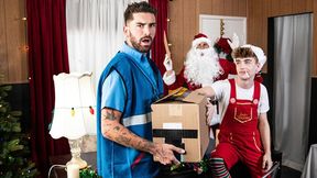 Twink elf guy gets fucked hard by a stud