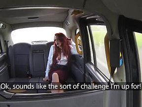 Fake Taxi Personal busty redhead trainer in wild taxi fuck