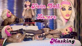 Lesbian Dolls Lovers Selena & Slavena MASKING