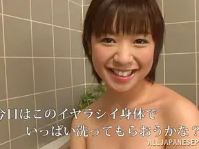 Hot milf Wakaba Onoue busty milf action