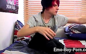 Hot gay scene watching them bounce around as he wanks
