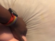 Fucking a tight plastic pussy