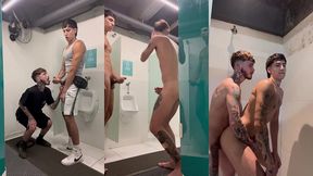 fucking raw in gym showers