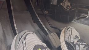 After half a day at the gym the car doesn't run well.