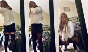 Amateur crossdresser gets feminized and trapped into submission