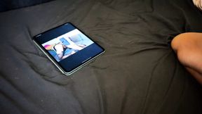 Locktober - Mistress locks cuck in chastity cage, denying him orgasmic release