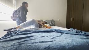 My Best Friend Teaches Me How to Suck Pussy and Has an Orgasm
