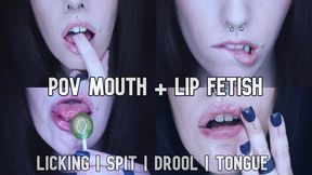 POV Mouth + Lip Fetish [HD]