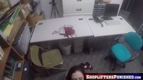 Lily Jordan caught stealing &mdash;  punished with a cop′s intense pleasure