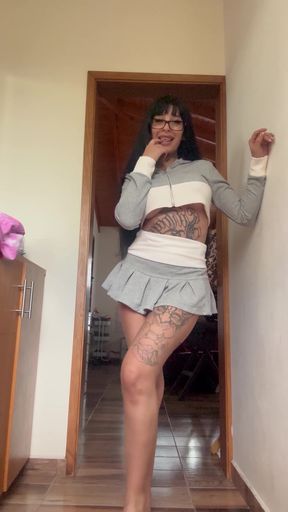 Female Onlyfans Model in Studio
