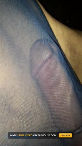 Crossdresser Cdmichell Cums Big Load Wearing Blue Onepiece Bodysuit