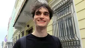 Curly Czech Boy Begs for First Big Cock Ride – Steamy Anal Debut Blowjobs