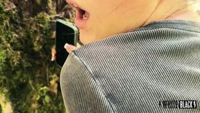 woods hike gone wild: panties off &mdash;  cum-filled pussy&#x1F32E;&#xFE0F;