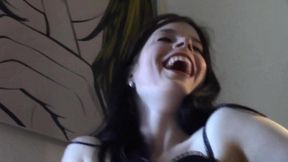 Feet licking for breakfast