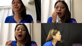 Saryu Usui - CLOSE-UP of Japanese cute girl SNEEZING sneez-16 - wmv 1080p