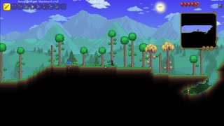 TERRARIA #1- Sitting with Seth Guide and fighting with Pinky