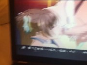 Masturbation with eroge