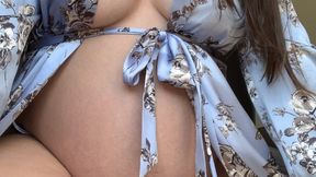 9 Month Pregnant Strip Tease