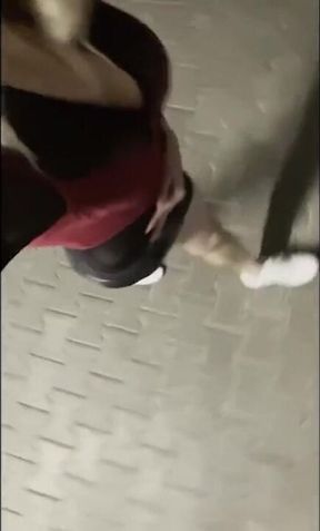 Intens caught exposing sissy sissy public training cumshot
