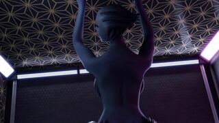 Mass Effect - Liara Gets A Big Dick At The Gloryhole [Blender] (With Sound)