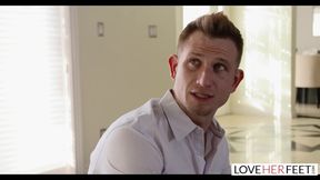 LoveHerFeet - Divorce Lawyer Toe Sucks His Client's Pretty Petite Feet