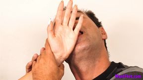 Intense Hand Licking - HD MP4